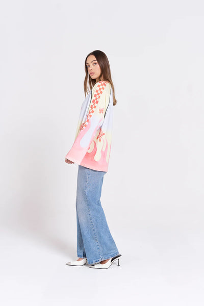 MLK Moto Long Sleeve FIERY PINK