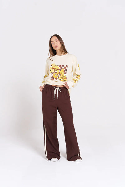 Island Sports Club Pants BROWN