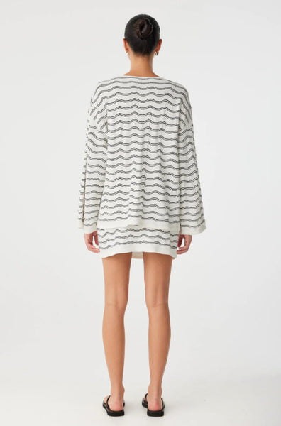 Onda Mini Skirt CREAM WAVE