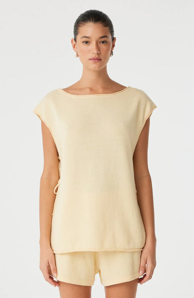 Poppy Tie Side Top BUTTER