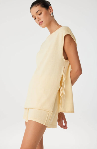 Poppy Tie Side Top BUTTER