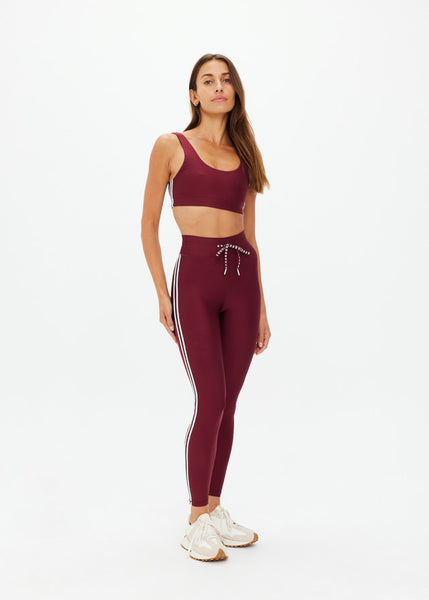 Oxford 25in Midi Pant MERLOT