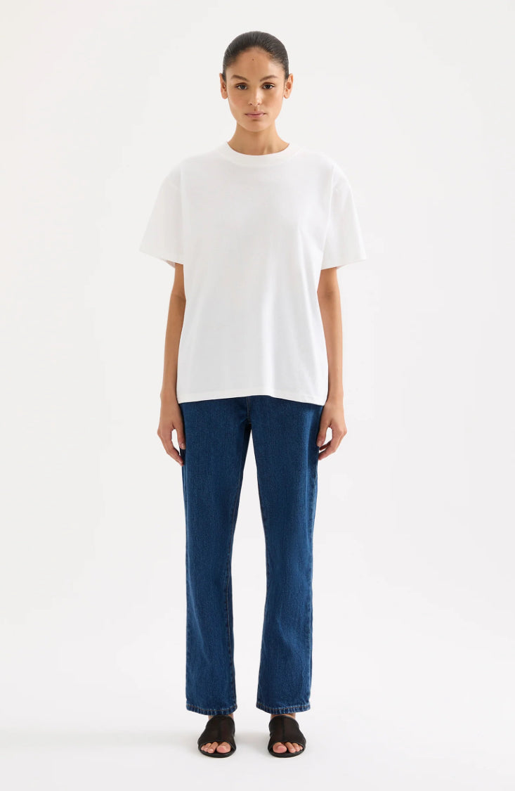 Organic Boyfriend Tee WHITE