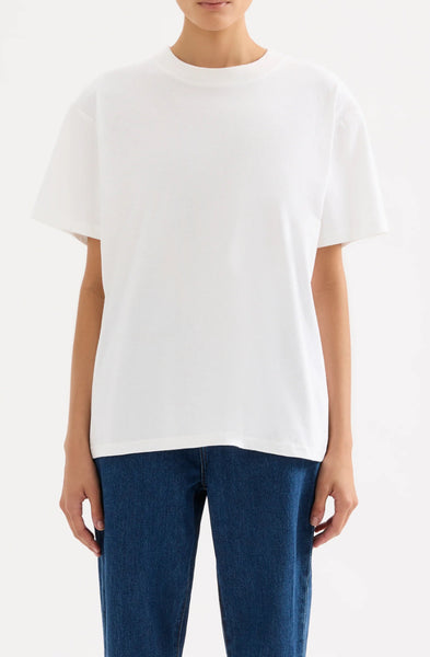 Organic Boyfriend Tee WHITE