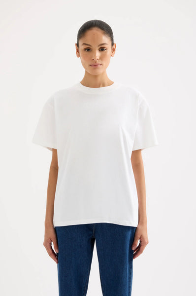 Organic Boyfriend Tee WHITE