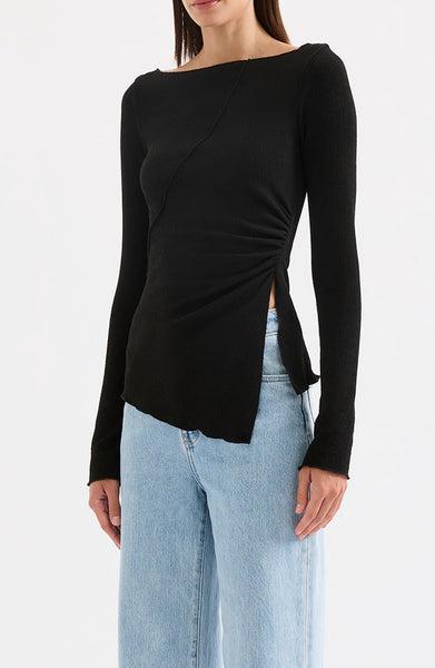 Cora LS Top BLACK