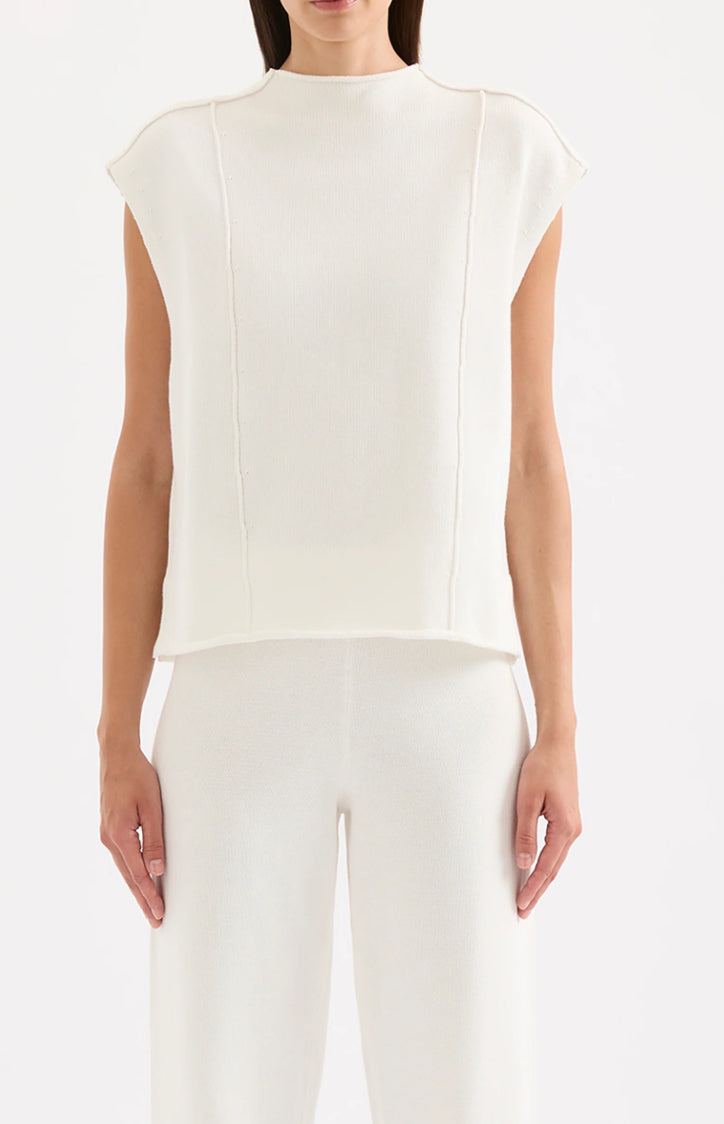 Landa Knit Tee SALT