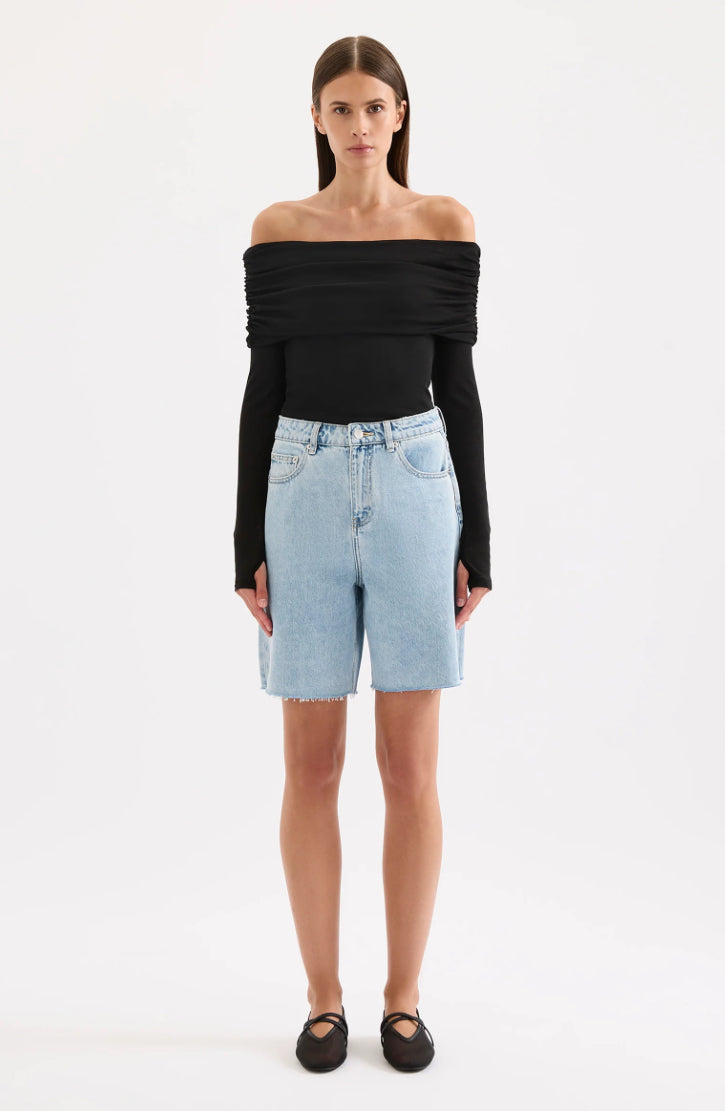 Dalton Mesh Top BLACK