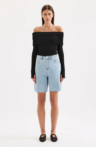 Dalton Mesh Top BLACK