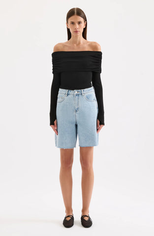 Dalton Mesh Top BLACK