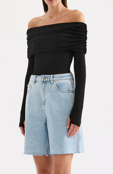 Dalton Mesh Top BLACK
