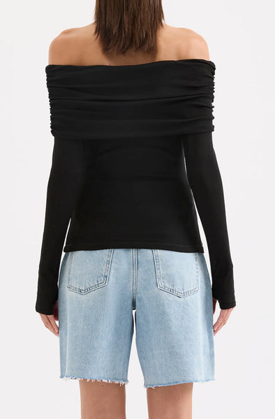 Dalton Mesh Top BLACK