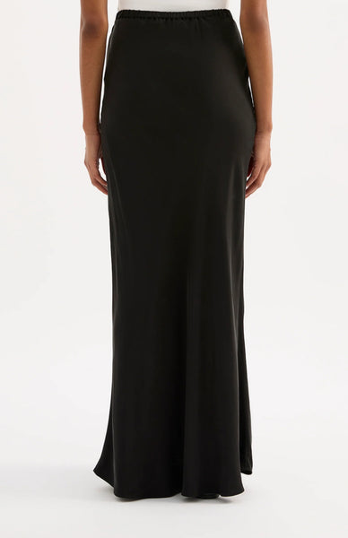 Dara Cupro Skirt BLACK