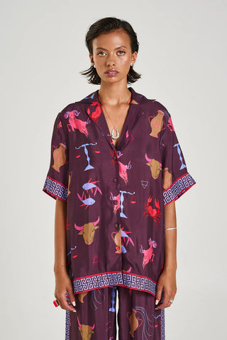 Button Up SS Shirt ZODIAC