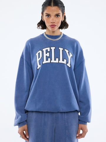 EP Varsity Sweatshirt INDIGO WASH