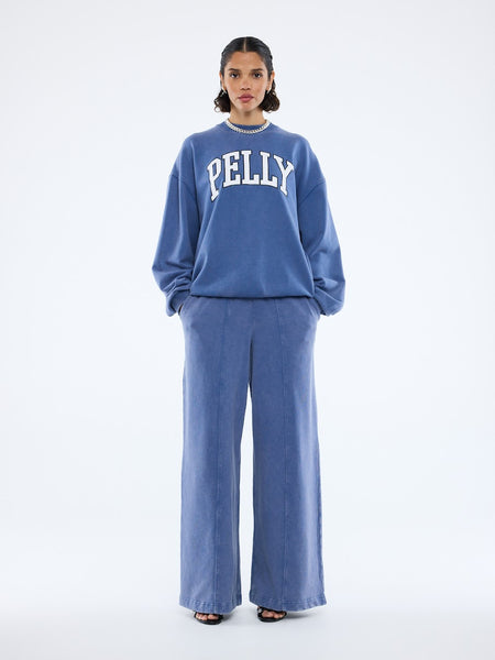 EP Varsity Sweatshirt INDIGO WASH