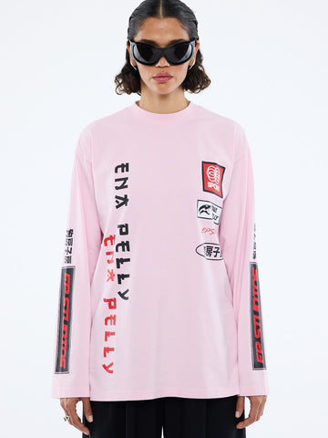 Street Signs Long Sleeve Tee PINK