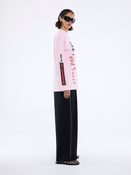 Street Signs Long Sleeve Tee PINK
