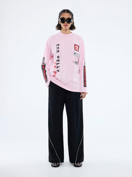 Street Signs Long Sleeve Tee PINK