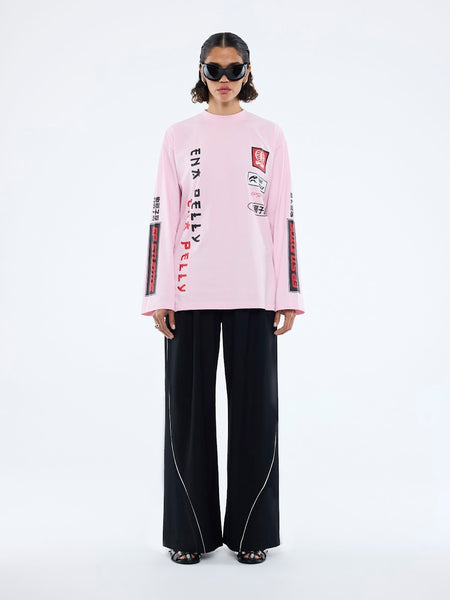 Street Signs Long Sleeve Tee PINK