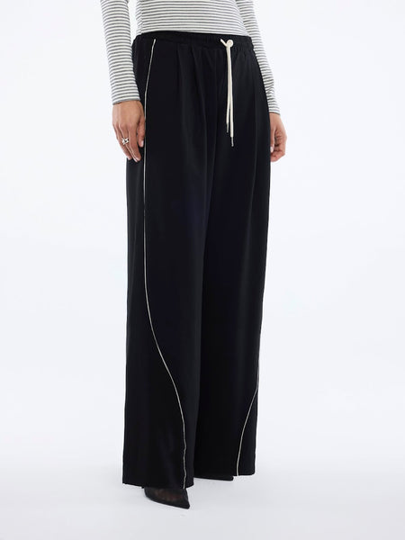 Bowie Wide Leg Pant BLACK