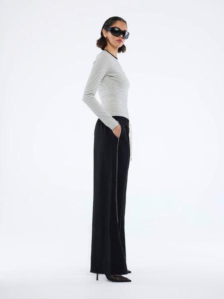 Bowie Wide Leg Pant BLACK