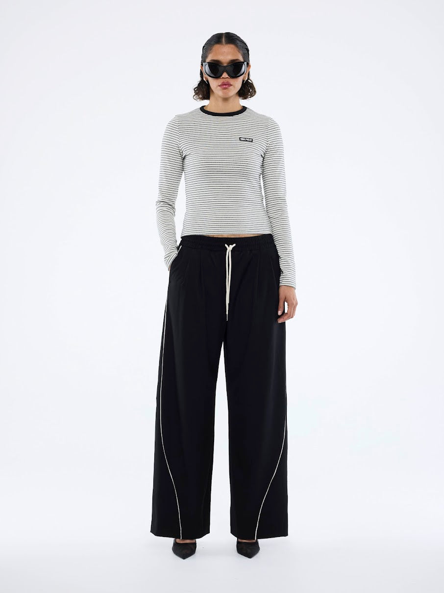 Bowie Wide Leg Pant BLACK