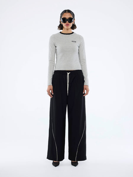 Bowie Wide Leg Pant BLACK