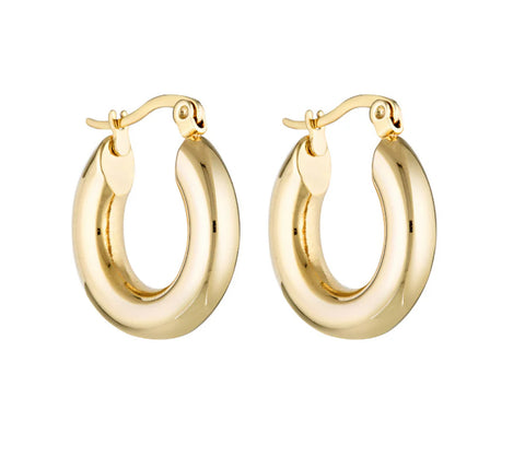 Everyday Hoops 20mm 18K GOLD VERMEIL