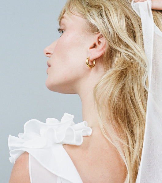 Everyday Hoops 20mm 18K GOLD VERMEIL