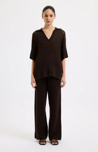 Willow Crochet Pant ESPRESSO