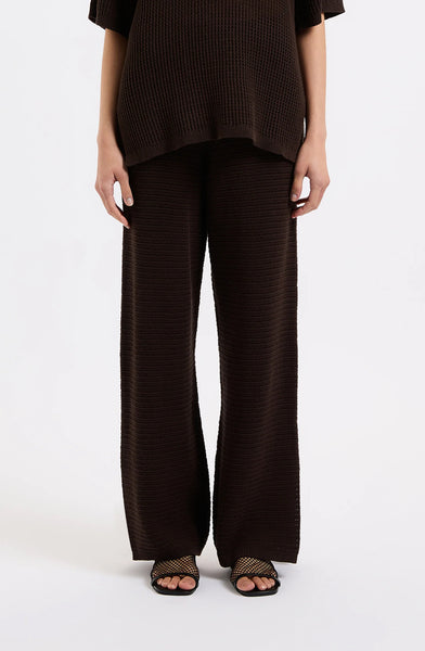 Willow Crochet Pant ESPRESSO