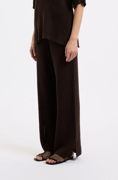 Willow Crochet Pant ESPRESSO