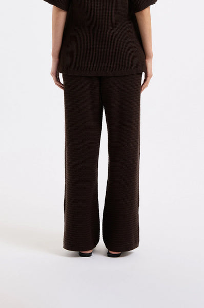 Willow Crochet Pant ESPRESSO