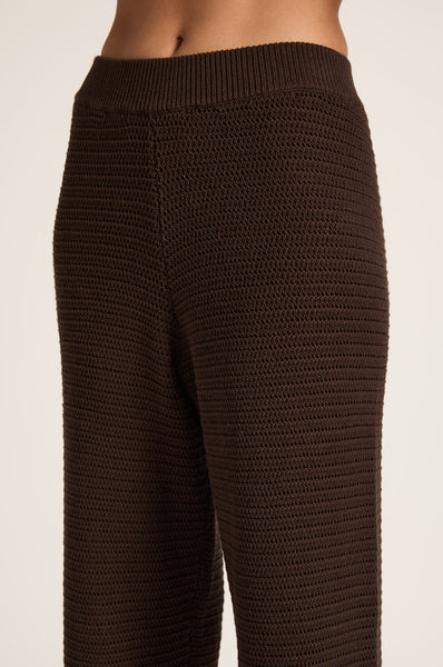 Willow Crochet Pant ESPRESSO