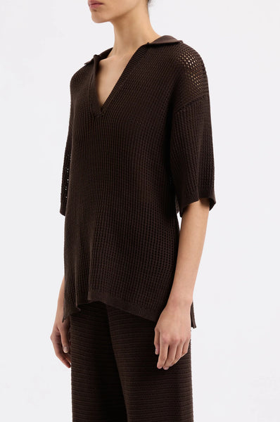 Willow Crochet Tunic ESPRESSO