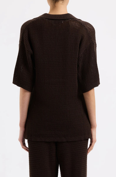 Willow Crochet Tunic ESPRESSO