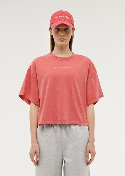 Nomad Boxy Tee POPPY RED