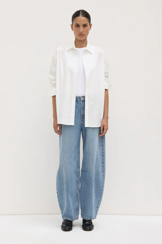 Marigold Poplin Shirt WHITE
