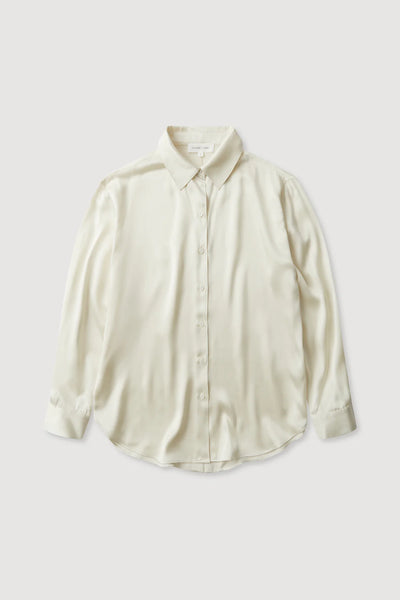 Pippa Silk Long Sleeve Shirt CREAM