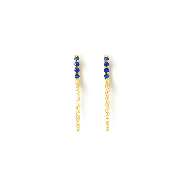 Maddox Hoops SAPPHIRE 18K GOLD PLATED