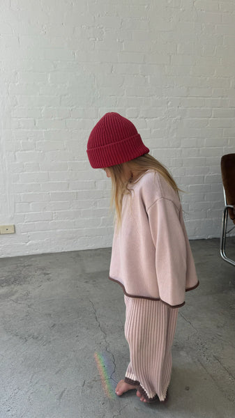 Essential Knit Jumper DUSTY PINK