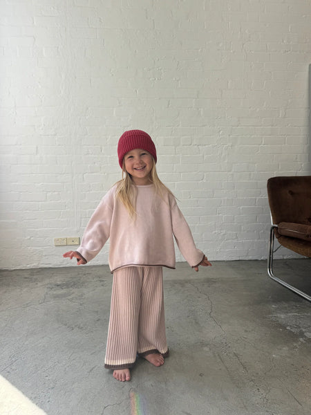 Essential Knit Jumper DUSTY PINK