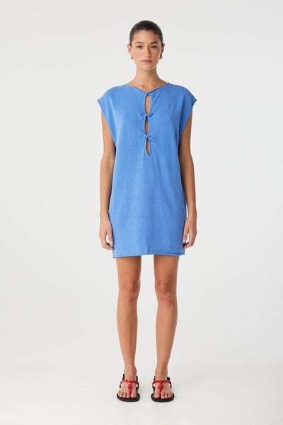 Pala Reversible Mini Dress PACIFIC BLUE