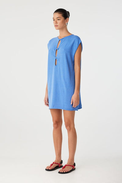 Pala Reversible Mini Dress PACIFIC BLUE