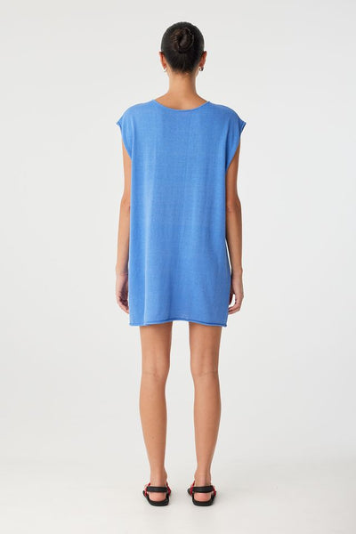 Pala Reversible Mini Dress PACIFIC BLUE