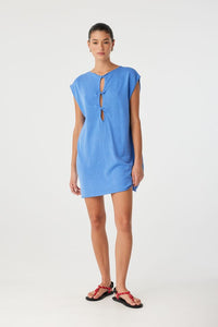 Pala Reversible Mini Dress PACIFIC BLUE