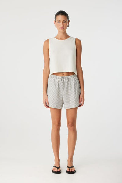 Chloe Short BLACK CHECK