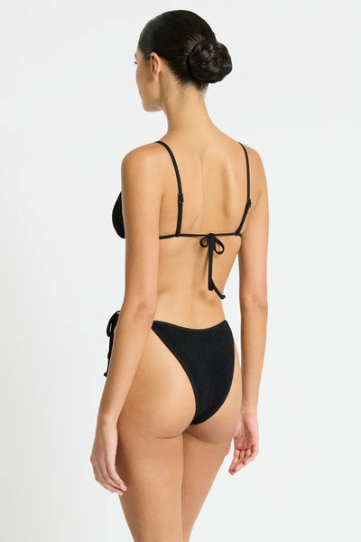 Anisha Tie Side Bikini Brief BLACK