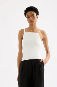 Amory Knit Cami WHITE